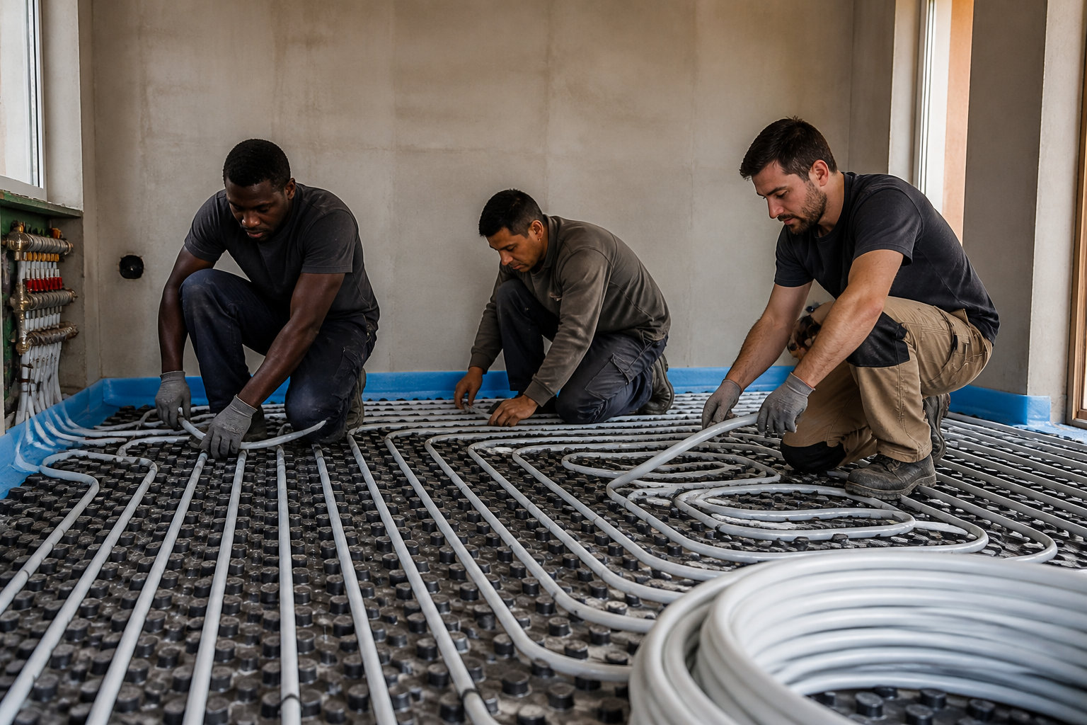 Comment gérer le séchage sur un plancher chauffant ?