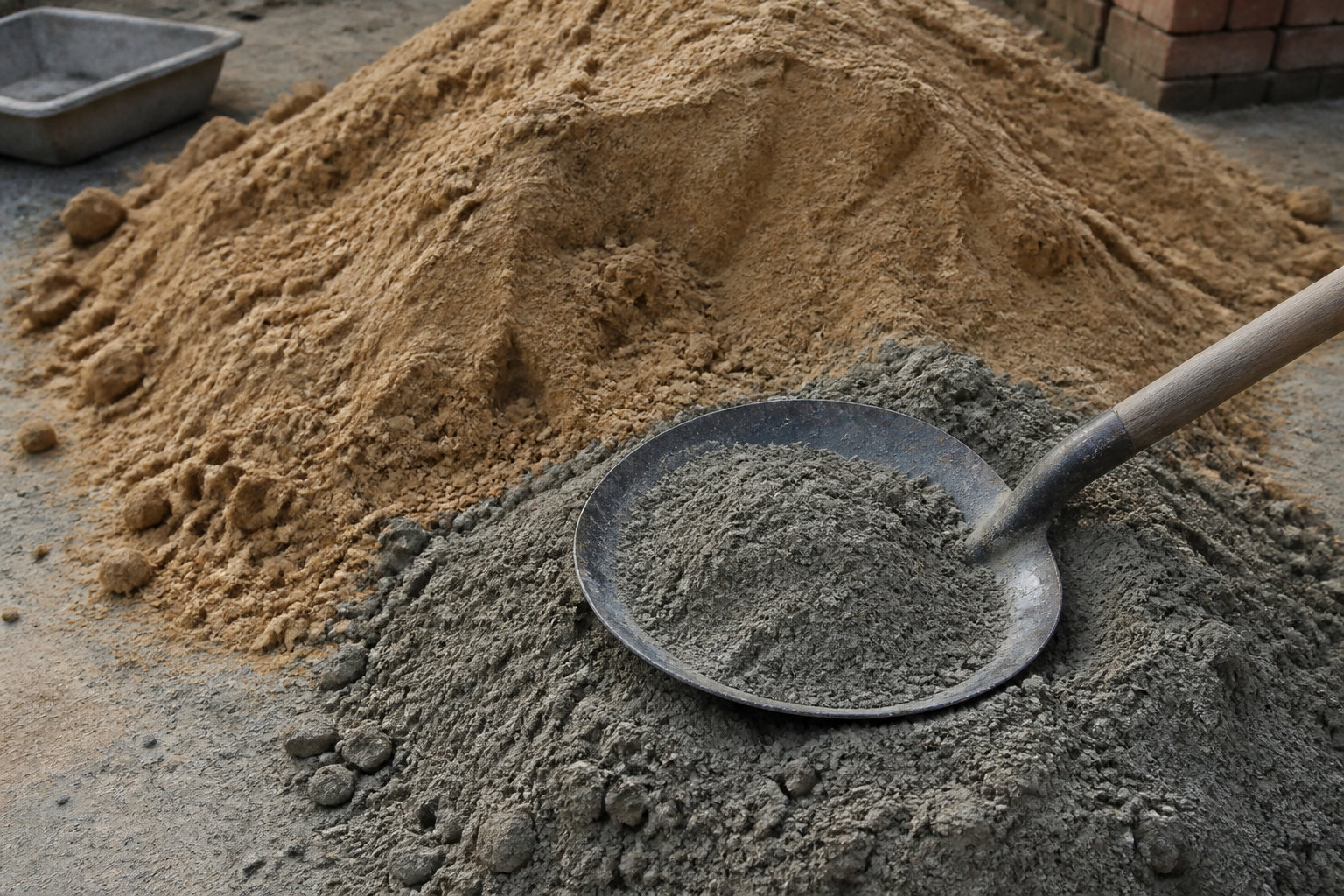Combien de pelles de sable pour un sac de ciment ?